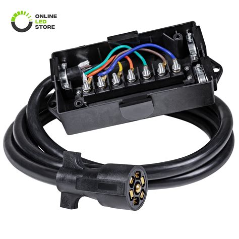 7 pin trailer wiring junction box|7 wire trailer wiring kits.